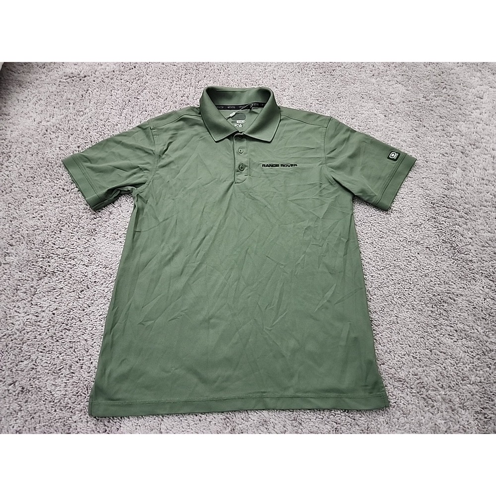 Range Rover Polo Shirt Mens M Short Sleeve Ogio Olive Green Performance Golf